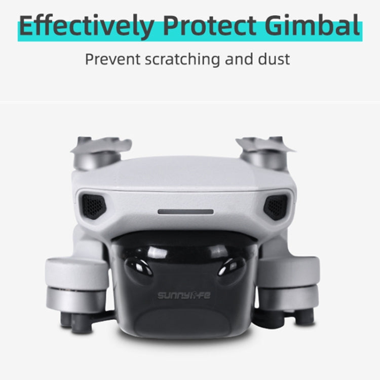 Sunnylife MM2-Q9430 Gimbal Camera Lens Protective Hood Sunshade Cover for DJI Mini 2 / Mavic Mini(Transparent Black)