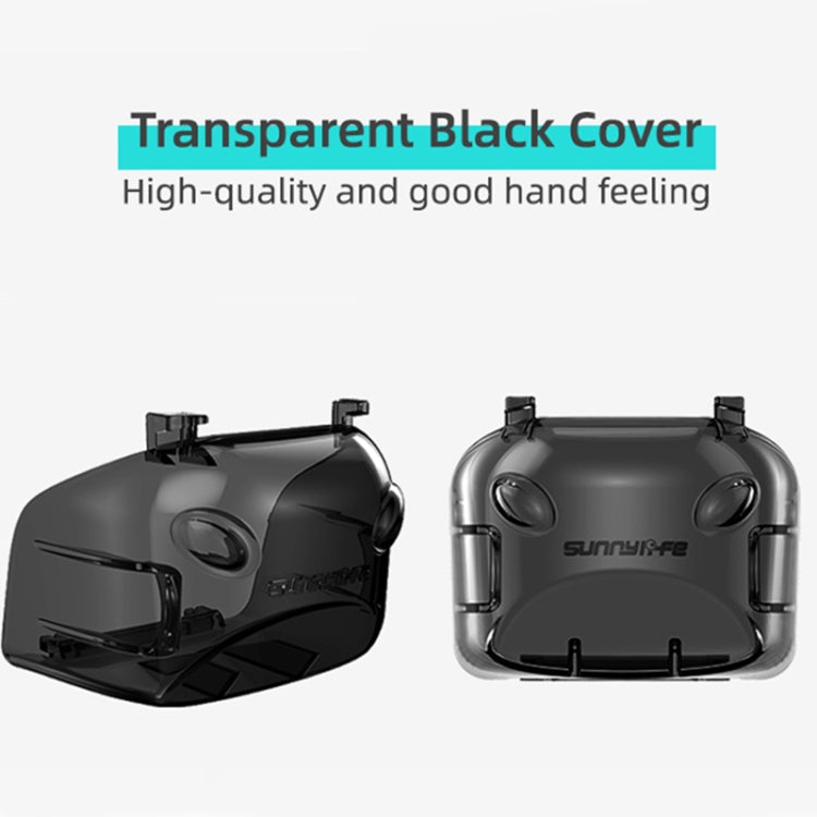 Sunnylife MM2-Q9430 Gimbal Camera Lens Protective Hood Sunshade Cover for DJI Mini 2 / Mavic Mini(Transparent Black)