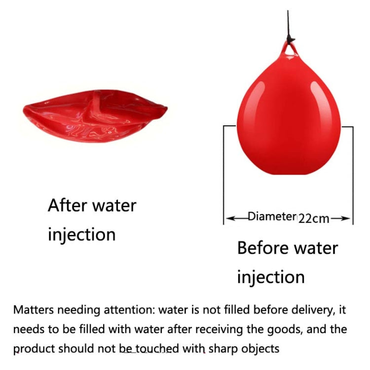 Water Injection Sandbag Household Hanging Type Boxing Water Ball Vent Ball(Red)
