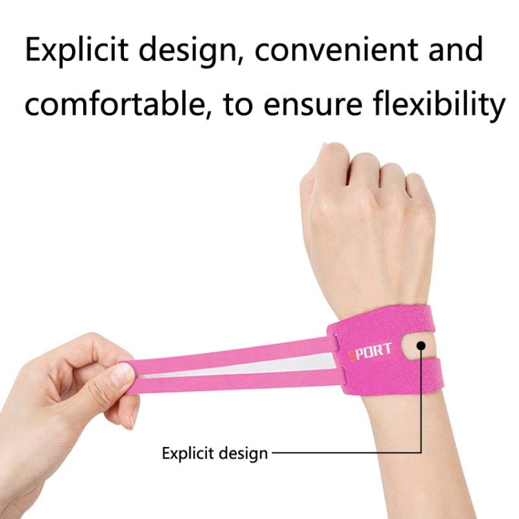 Sports Fitness Wristbands Ball Training Anti-Sprain Winding Compression Wristbands, Size: S(Pink)