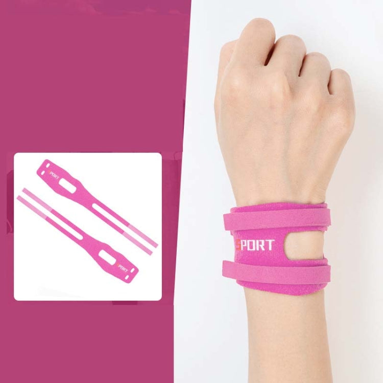 Sports Fitness Wristbands Ball Training Anti-Sprain Winding Compression Wristbands, Size: M (Pink)