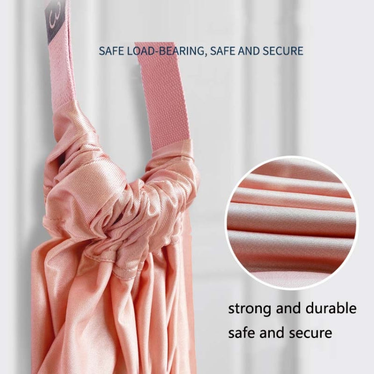 2 in 1 Home Yoga Hammock Indoor Stretching Sling Stretch Widening Yoga Strap + Door Buckle Storage Bag Set