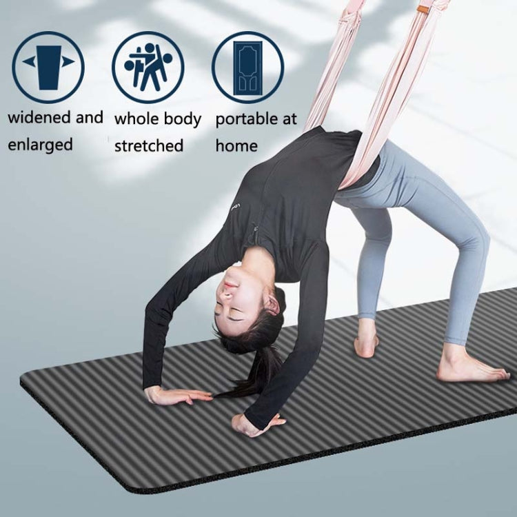 2 in 1 Home Yoga Hammock Indoor Stretching Sling Stretch Widening Yoga Strap + Door Buckle Storage Bag Set