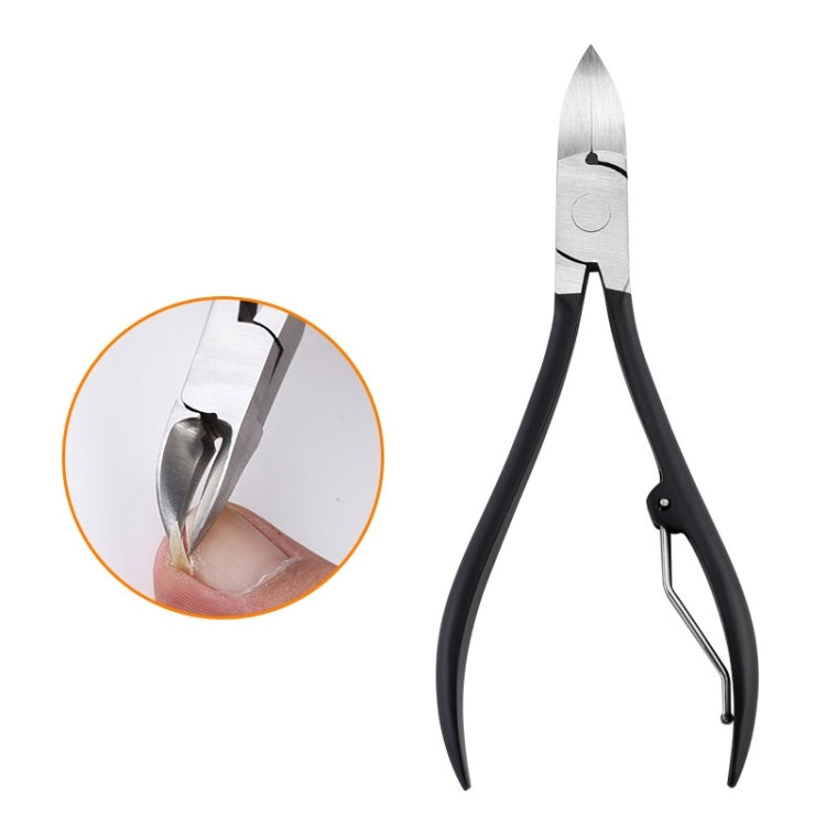 3 PCS Nail Groove Olecranon Nail Clippers Onychomycosis Dead Skin Pedicure Knife(Black)