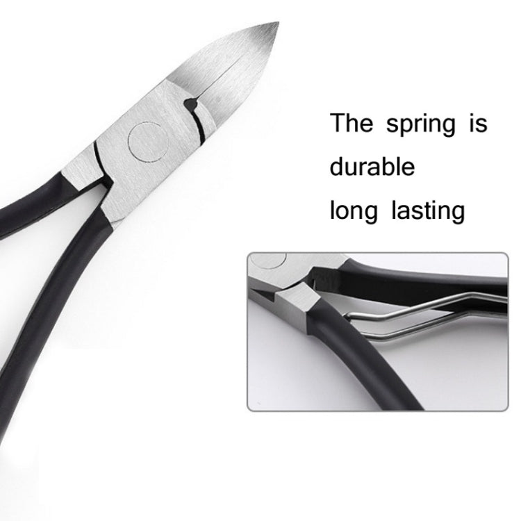 3 PCS Nail Groove Olecranon Nail Clippers Onychomycosis Dead Skin Pedicure Knife(Black)
