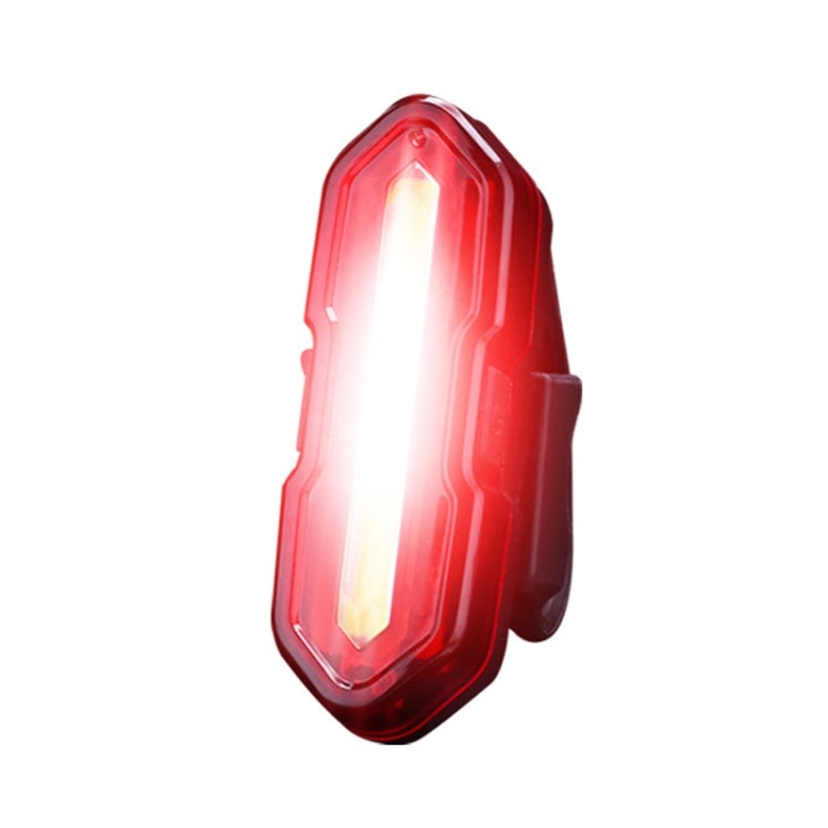USB Rechargeable Bicycle Night Riding High-Bright Taillight, Colour: DT-6001B Red White Light