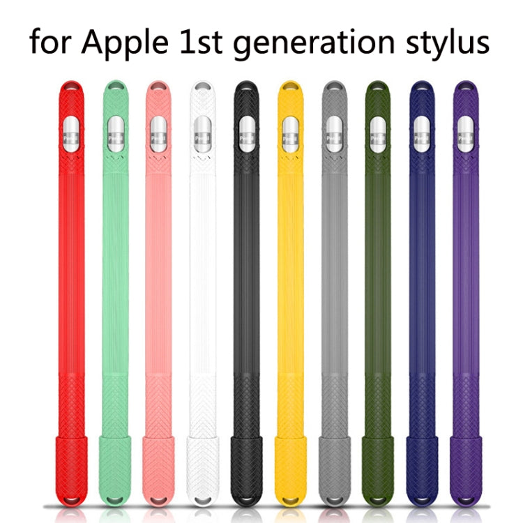 5 PCS Stylus Silicone Protective Case For Apple Pencil 1