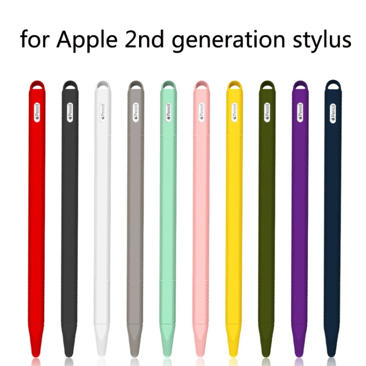 5 PCS Stylus Silicone Protective Case For Apple Pencil 2
