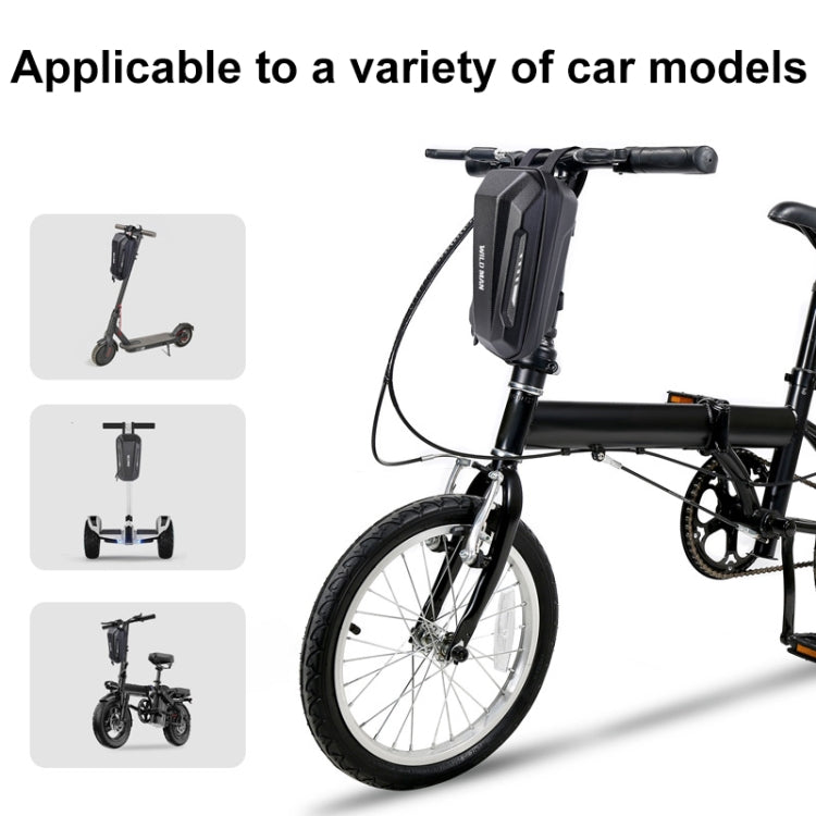 WILD MAN Electric Sooter Hard Shell EVA Front Bag Folding Bicycle Bag, Size: 3L