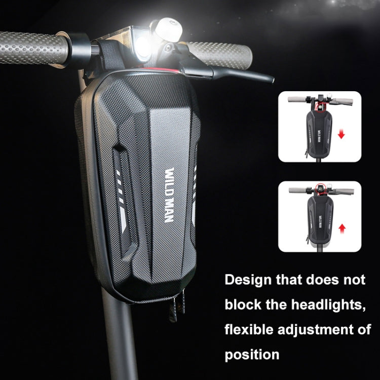 WILD MAN Electric Sooter Hard Shell EVA Front Bag Folding Bicycle Bag, Size: 3L