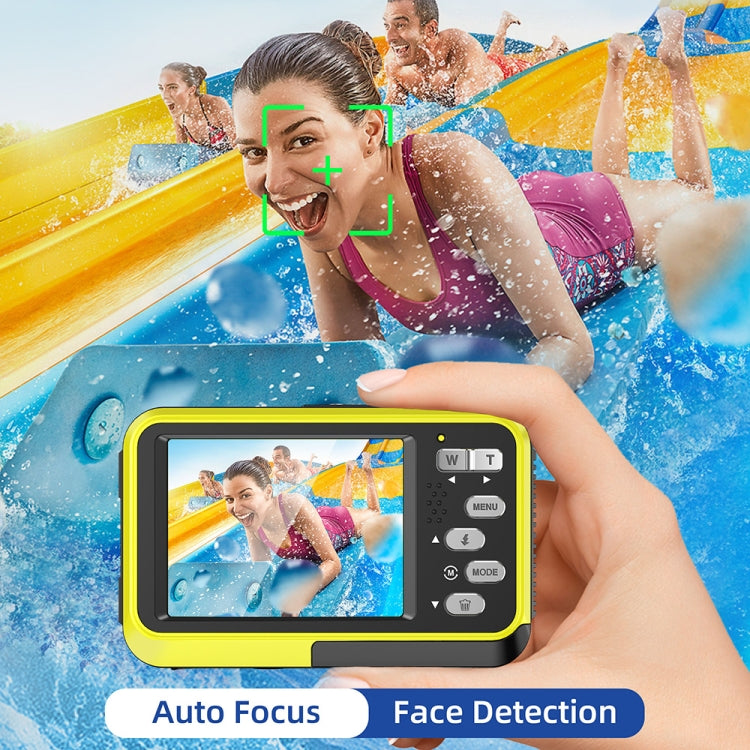 WDC901 3.5m Waterproof 48MP HD Dual Screen Outdoor Sports Digital Camera US Plug