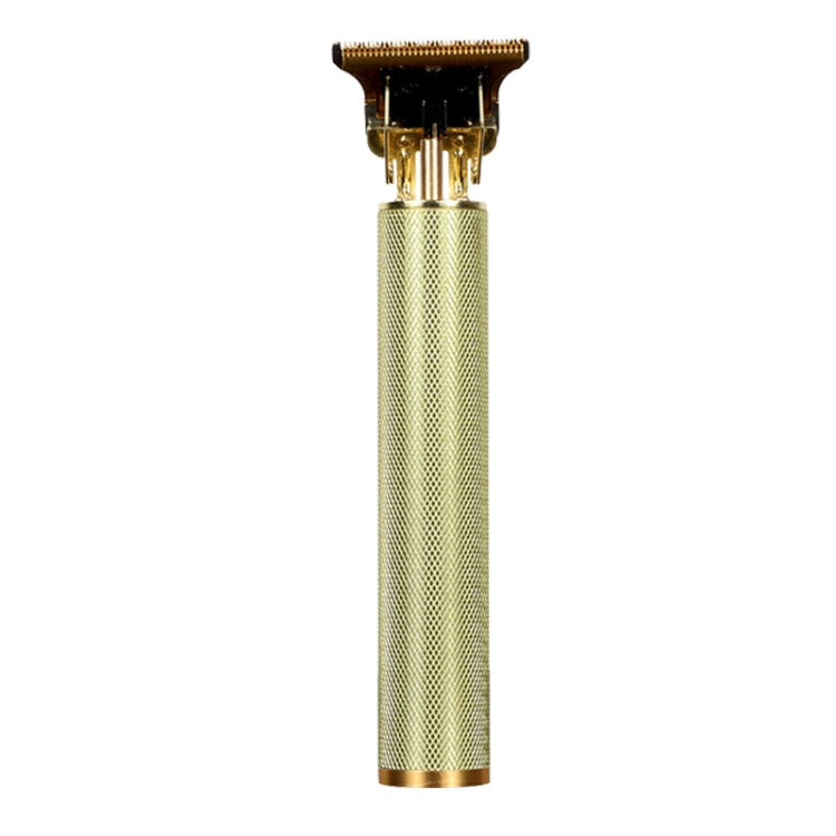 Hollow T-Shaped Steel Head Hair Trimmer USB Charging Carving Electric Hair Clipper, Color: