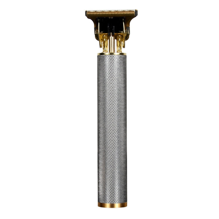 Hollow T-Shaped Steel Head Hair Trimmer USB Charging Carving Electric Hair Clipper, Color: