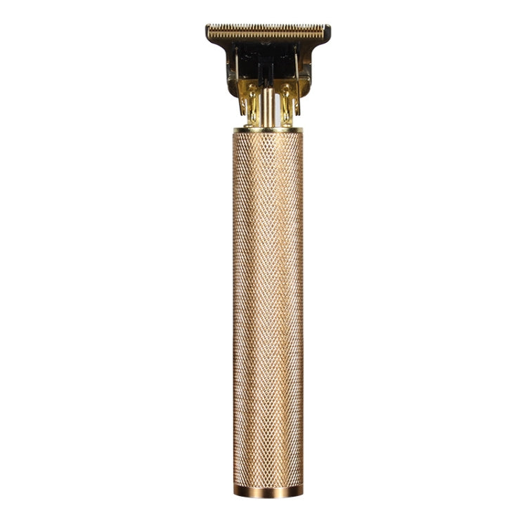 Hollow T-Shaped Steel Head Hair Trimmer USB Charging Carving Electric Hair Clipper, Color: