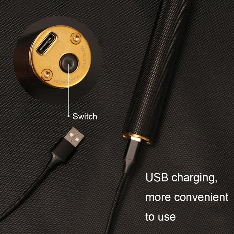 Hollow T-Shaped Steel Head Hair Trimmer USB Charging Carving Electric Hair Clipper, Color: