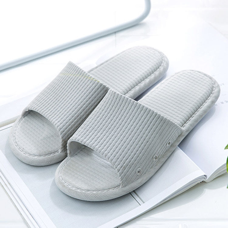 Soft Wear-Resistant Couple Sandals Non-Slip Home Bathroom Slippers, Size: 4
