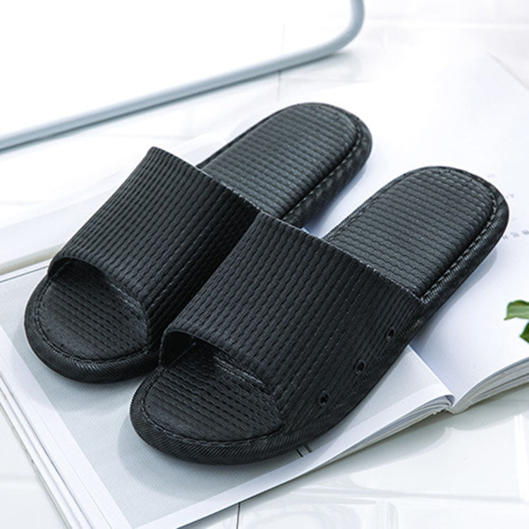 Soft Wear-Resistant Couple Sandals Non-Slip Home Bathroom Slippers, Size: 4