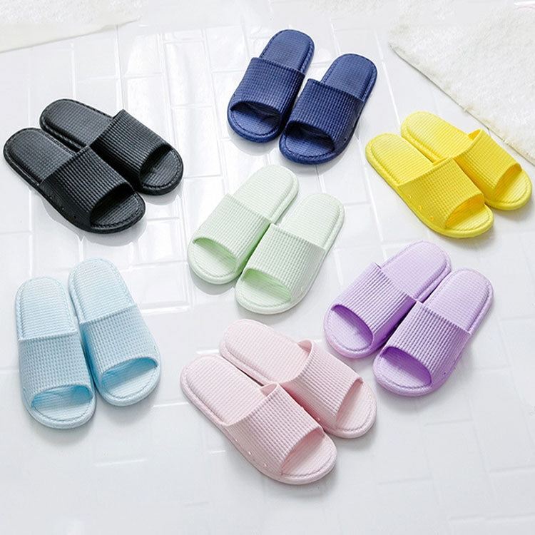 Soft Wear-Resistant Couple Sandals Non-Slip Home Bathroom Slippers, Size: 4