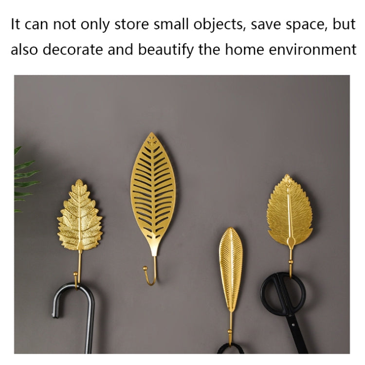 BJ1632 Leaf Shape Home Decor Hooks