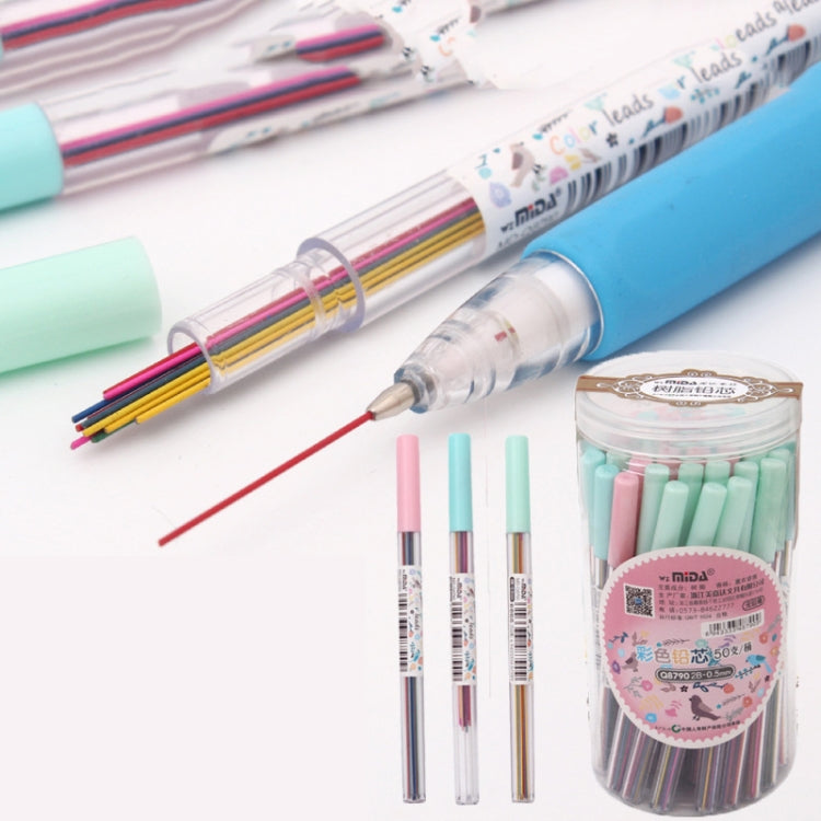 10 PCS Lead Core Color Resin Lead Core 2B Automatic Pencil Refill, Style:0.5mm