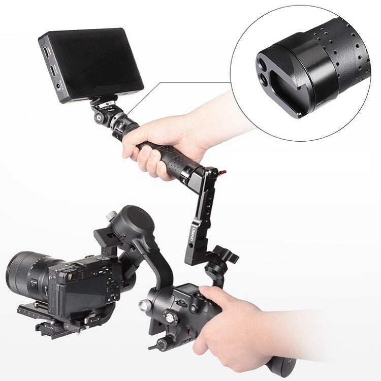 Ulanzi UURig R083 For DJI RSC2 Dual-Hand-Held SLR Camera Shooting Sliding Folding Handle