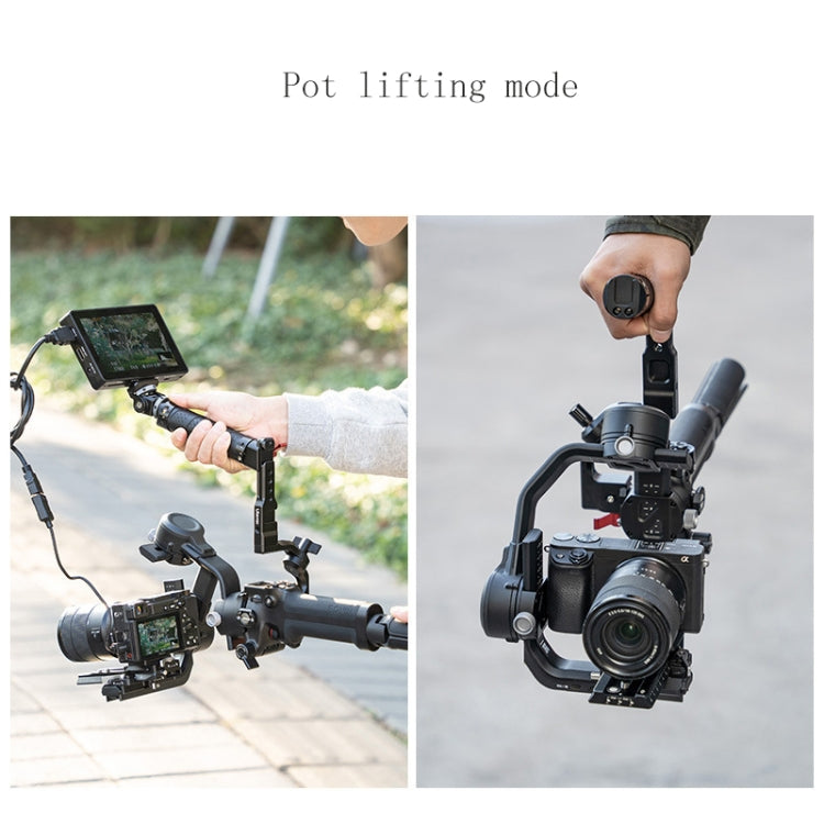 Ulanzi UURig R083 For DJI RSC2 Dual-Hand-Held SLR Camera Shooting Sliding Folding Handle