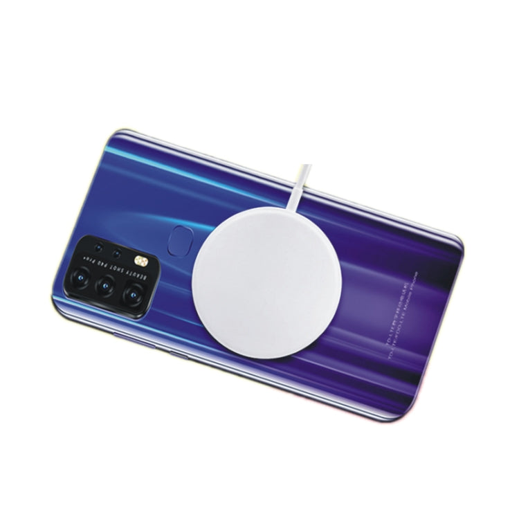 WHQ-200 Plastic 15W Magnetic Wireless Fast Charge Smart Identification Charger(White)