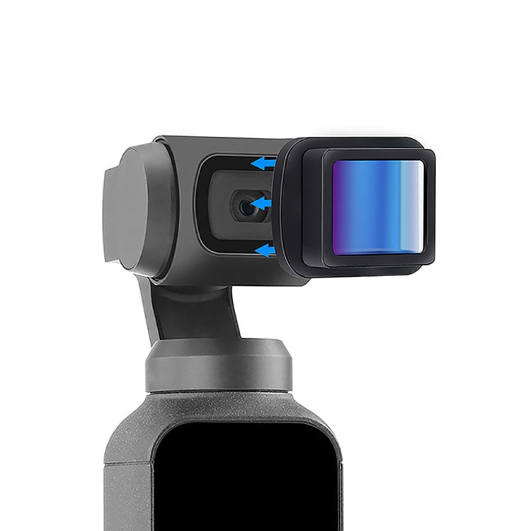 Ulanzi OP-11 For DJI Osmo Pocket Pocket Gimbal Camera 1.33X Anamorphic Cine Lens(Black)