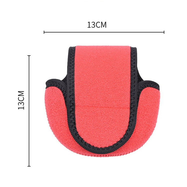 2 PCS Water Drop-Shaped Fishing Wheel Protective Case Neoprene Fish Wheel Bag