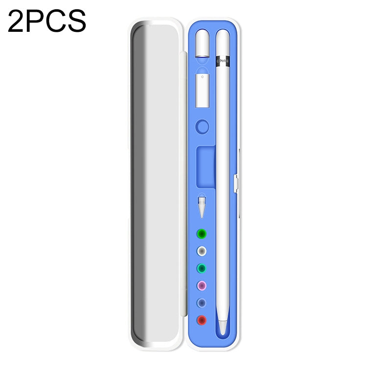 2 PCS Silicone Stylus Storage Box For Apple Pencil 1 / 2