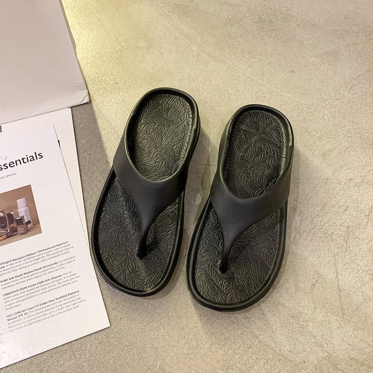 EVA Summer Outdoor Beach Flip-Flops Soft-Soled Wedges, Size: 37/38