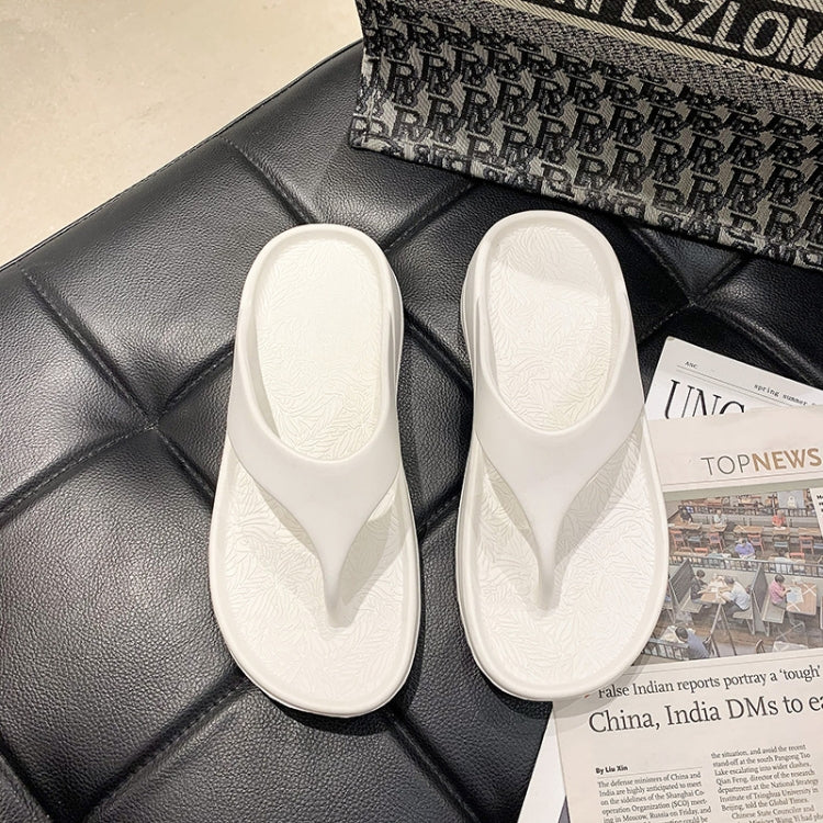 EVA Summer Outdoor Beach Flip-Flops Soft-Soled Wedges, Size: 39/40