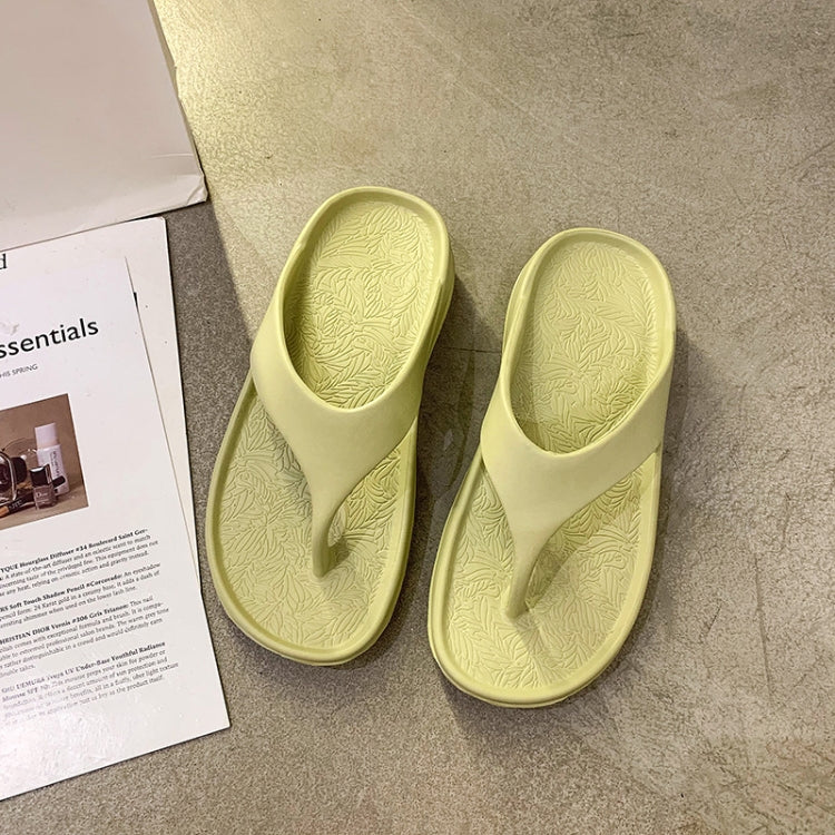 EVA Summer Outdoor Beach Flip-Flops Soft-Soled Wedges, Size: 39/40
