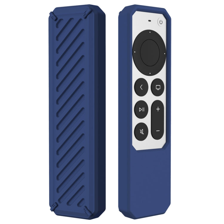 2 PCS Remote Control All-Inclusive Anti-Drop Silicone Protective Cover, Applicable Model: For Apple TV 4K 2021