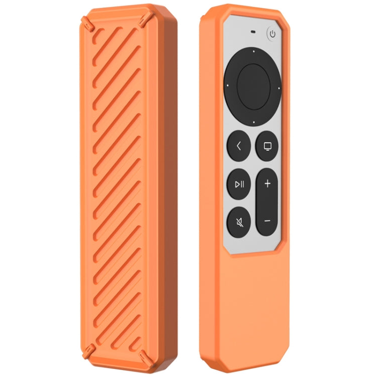 2 PCS Remote Control All-Inclusive Anti-Drop Silicone Protective Cover, Applicable Model: For Apple TV 4K 2021