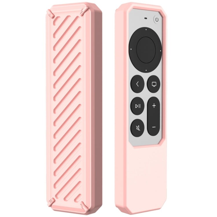 2 PCS Remote Control All-Inclusive Anti-Drop Silicone Protective Cover, Applicable Model: For Apple TV 4K 2021