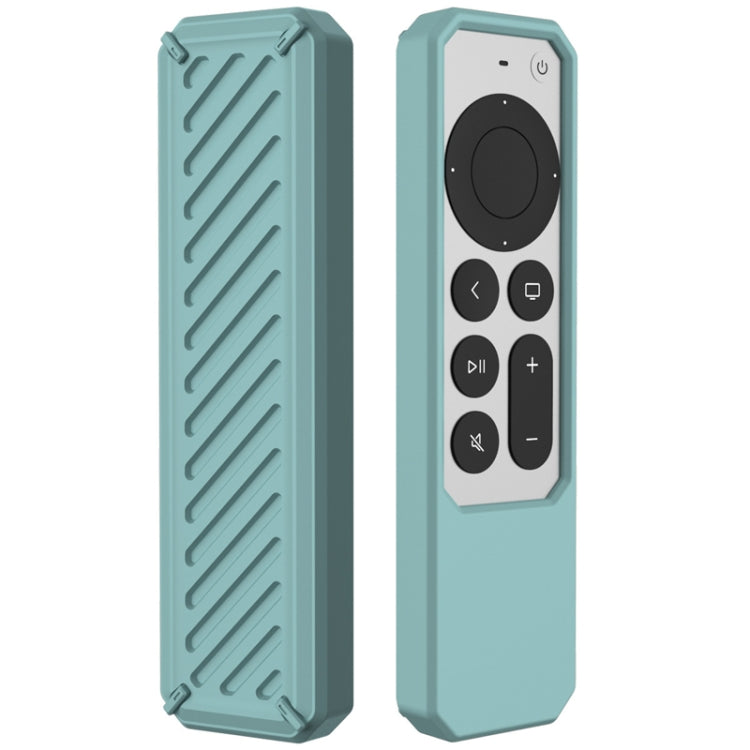 2 PCS Remote Control All-Inclusive Anti-Drop Silicone Protective Cover, Applicable Model: For Apple TV 4K 2021