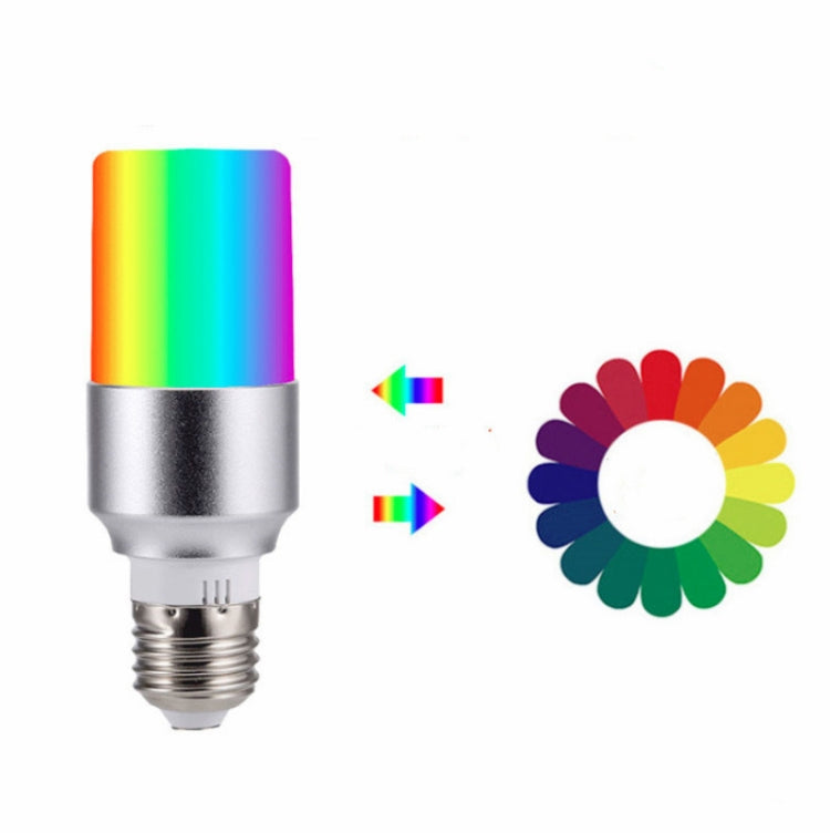WIFI Smart Cylindrical Light Bulb App Control Color Changing Atmosphere Bulb Lamp Smart Home Voice LED Light, Model:6500K+RGBW B22