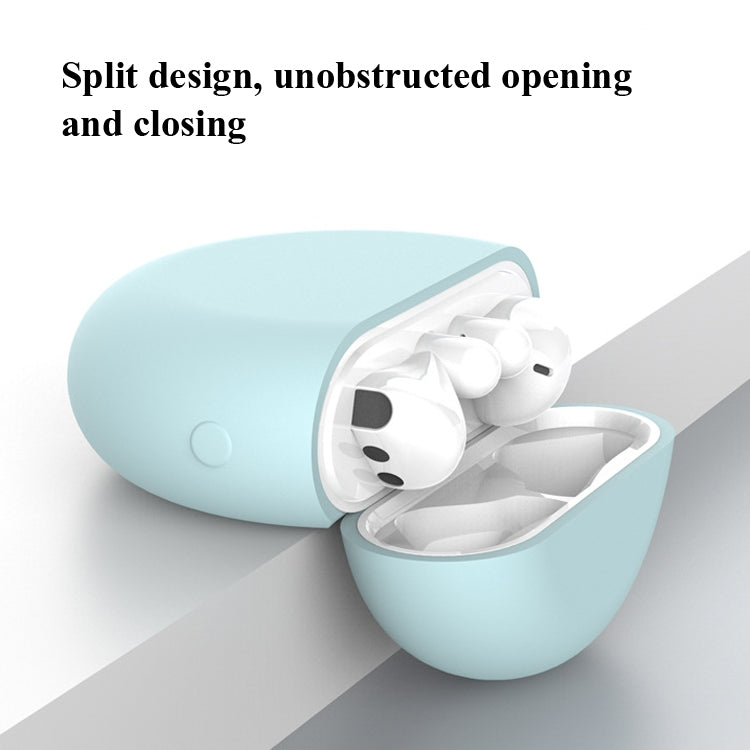 5 PCS Silicone Protective Case for Huawei FreeBuds 3, Colour: Blue