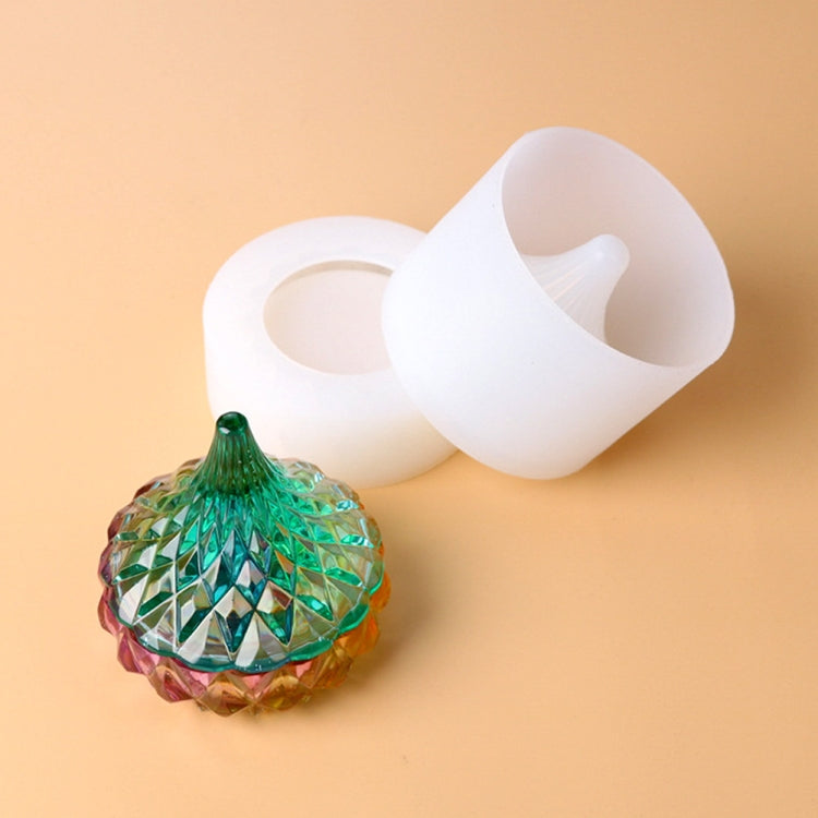 2 In 1 DIY Crystal Epoxy Mould Water Drop Storage Box Jewelry Mould Resin Mould(60-632)