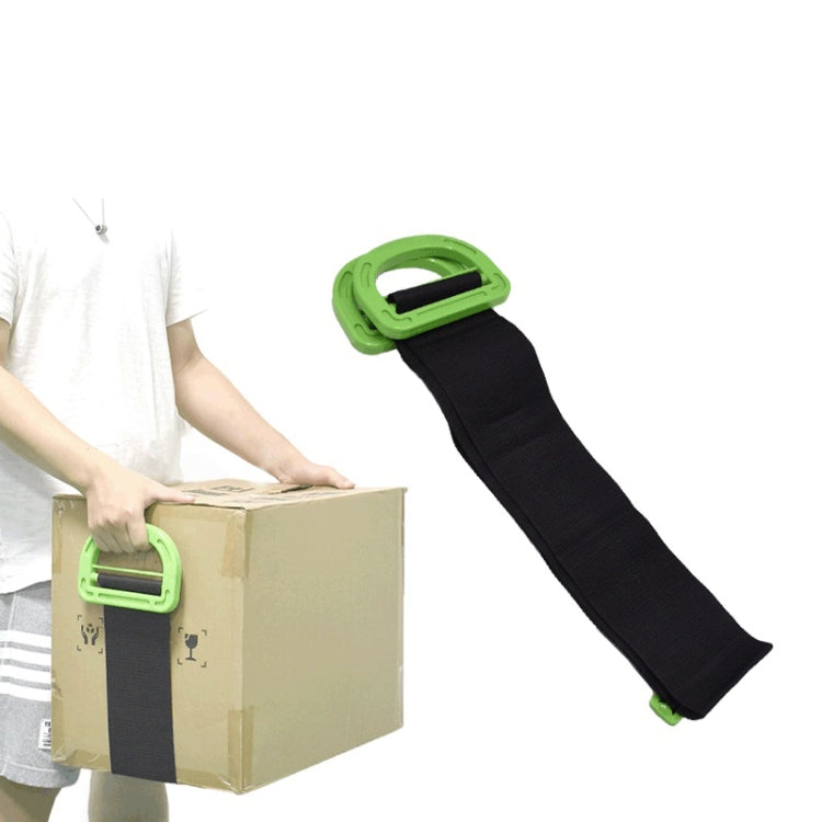 2 PCS Portable Moving Rope Heavy Goods Handling Belt(Black)