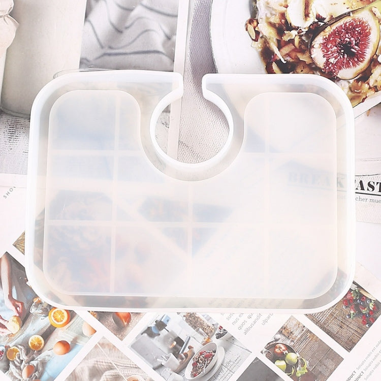 DIY Crystal Glue Afternoon Tea Tray Decoration Silicone Mold, Specification: 60-708