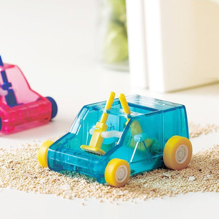 Mini Desktop Hand Sliding Cleaning Trolley Pencil Shaving Rubber Cleaner, Random Color Delivery