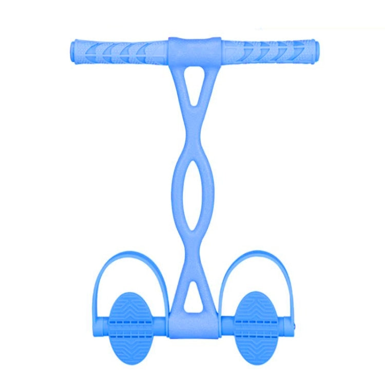 Home Fitness Pedal Tensioner Sit-Up Aid Multifunctional Elastic Rope, Specificationï¼š Little Waist Crystal (Blue)