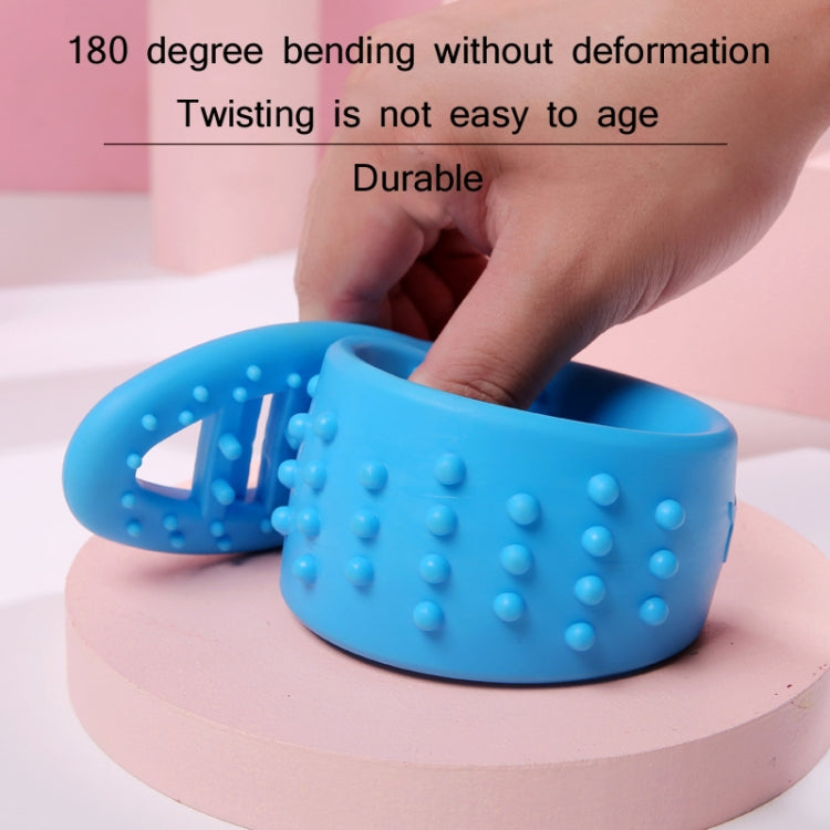 2 PCS Silicone Health Meridian Massage Fitness Massager Random Colour Delivery, Shape: First Generation 27cm