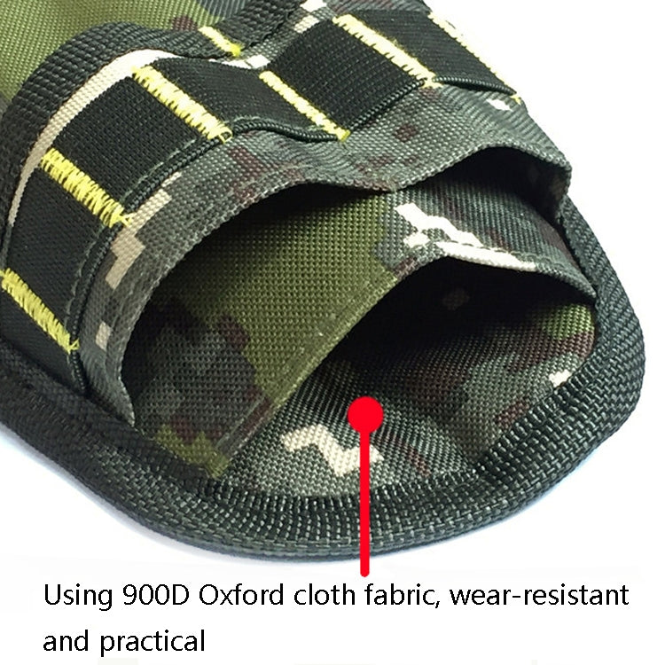 900D Oxford Cloth Kit Waist Bag Electrician Storage Bag, Specification: Black Yellow Line