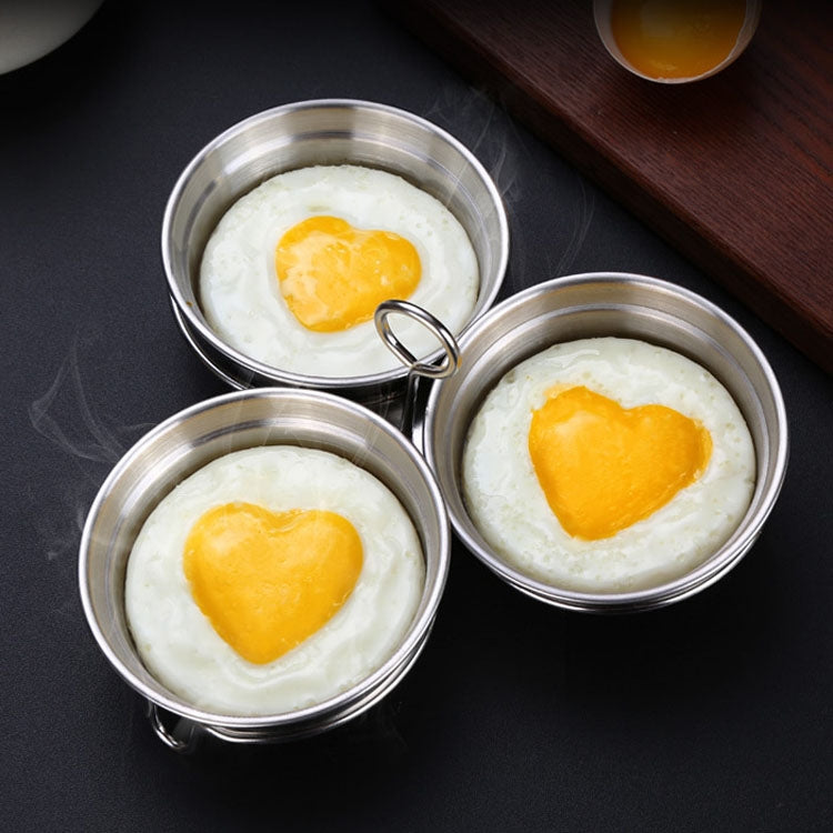 Y304 Child Breakfast Stainless Steel Egg Boiler Household Mini Multi-Function Steaming Egg Tool(No Logo)
