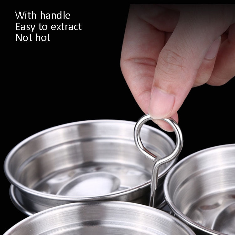 Y304 Child Breakfast Stainless Steel Egg Boiler Household Mini Multi-Function Steaming Egg Tool(No Logo)
