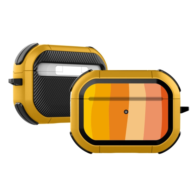 2 PCS Rainbow Amor TPU Shockproof Protection Cover Case for AirPods Pro