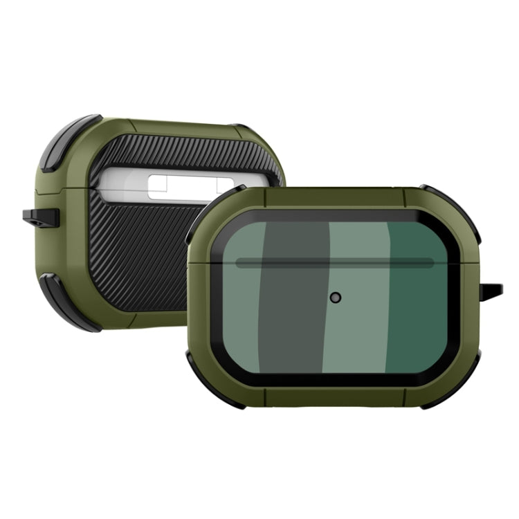 2 PCS Rainbow Amor TPU Shockproof Protection Cover Case for AirPods Pro